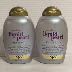 OGX Liquid Pearl‎ Shampoo with Gold Cap x2